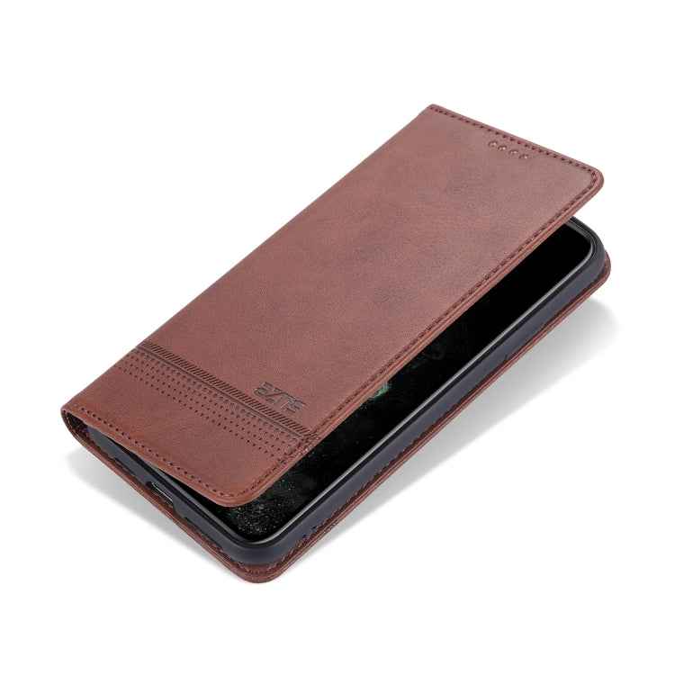 AZNS Magnetic Calf Texture Horizontal Flip Leather Case with Card Slots & Holder & Wallet, For iPhone 12 Pro Max, For iPhone 12 / 12 Pro, For iPhone 12 mini, For iPhone 11 Pro Max, For iPhone 11 Pro, For iPhone 11