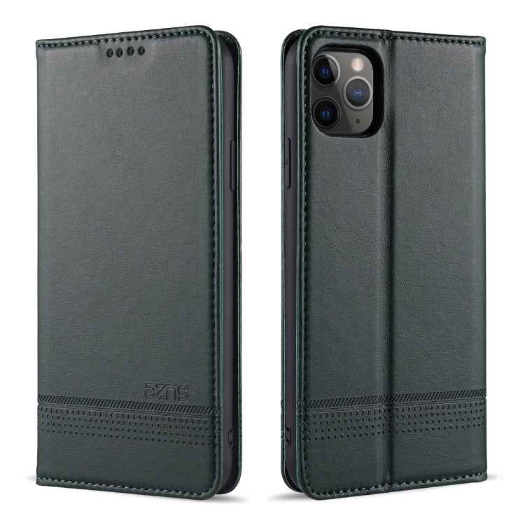 AZNS Magnetic Calf Texture Horizontal Flip Leather Case with Card Slots & Holder & Wallet, For iPhone 12 Pro Max, For iPhone 12 / 12 Pro, For iPhone 12 mini, For iPhone 11 Pro Max, For iPhone 11 Pro, For iPhone 11