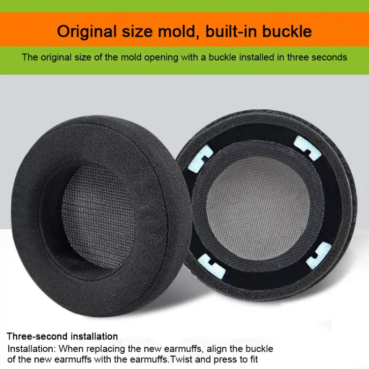 2pcs Lambskin Splicing Replacement Earpads For AKG K612 / K712