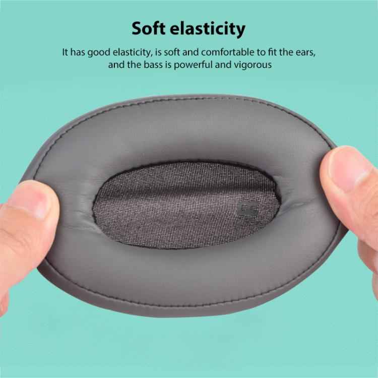 1 Pair Protein Leather Replacement Earpads For Audio Technica ATH-SR9 / DSR9BT / DSR7BT