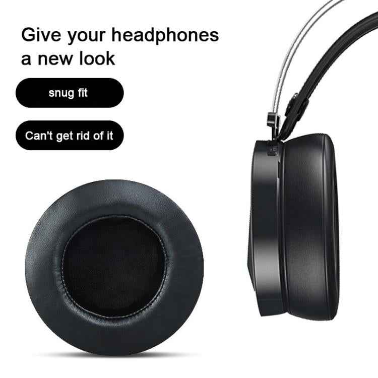 2pcs Protein Leather Slip-on Type Earphone Covers