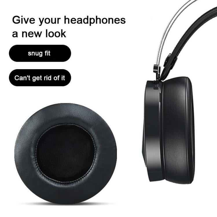2pcs Protein Leather Slip-on Type Earphone Covers, For Dareu EH722