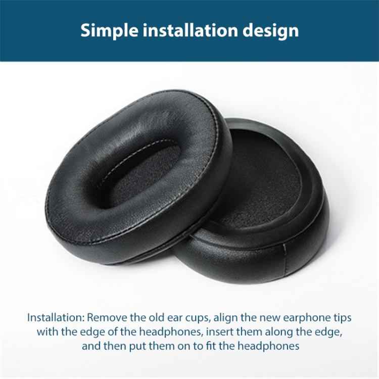 2pcs Sponge Earmuffs Replacement Earpads For Audio Technica ATH-M60X
