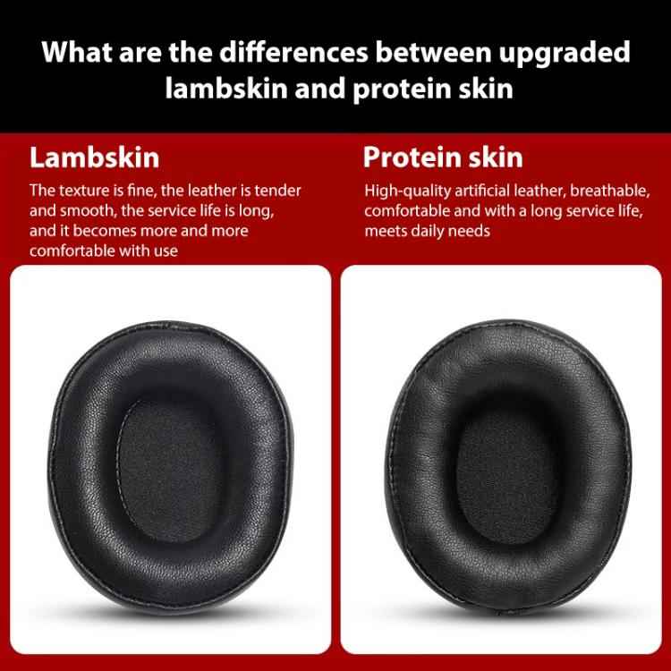 2pcs Sponge Earmuffs Replacement Earpads For Audio Technica ATH-M60X