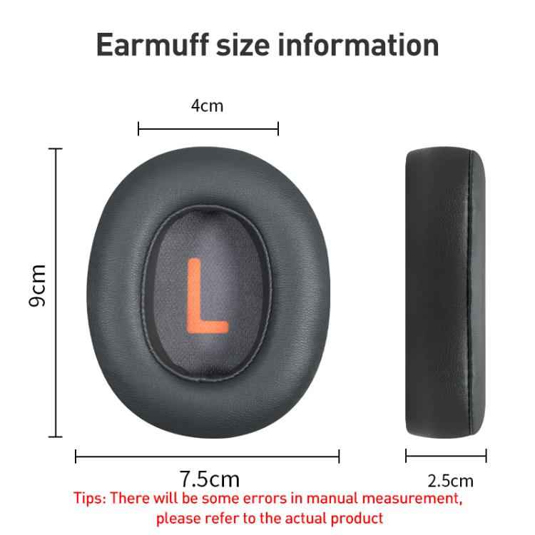 1 Pair Protein Leather Earphone Replacement Earpads For JBL JR 460NC