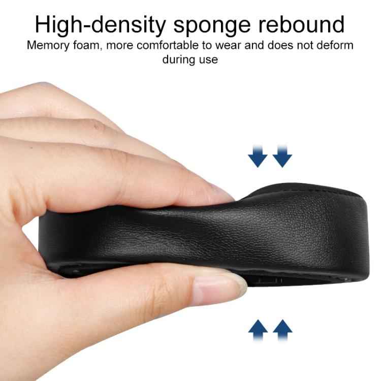 1 Pair Protein Leather and Ice Silk Cloth Replacement Earpads For Corsair HS80 Max / HS80 USB Wired / HS81 RGB