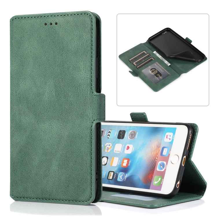 Retro Magnetic Closing Clasp Horizontal Flip Leather Case with Holder & Card Slots & Photo Frame & Wallet, For iPhone 6, For iPhone 6 Plus, For iPhone SE 2022 / SE 2020 / 8 / 7, For iPhone 8 Plus / 7 Plus, For iPhone 11, For iPhone 11 Pro              ...