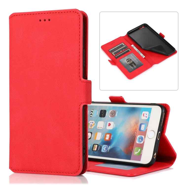 Retro Magnetic Closing Clasp Horizontal Flip Leather Case with Holder & Card Slots & Photo Frame & Wallet, For iPhone 6, For iPhone 6 Plus, For iPhone SE 2022 / SE 2020 / 8 / 7, For iPhone 8 Plus / 7 Plus, For iPhone 11, For iPhone 11 Pro              ...