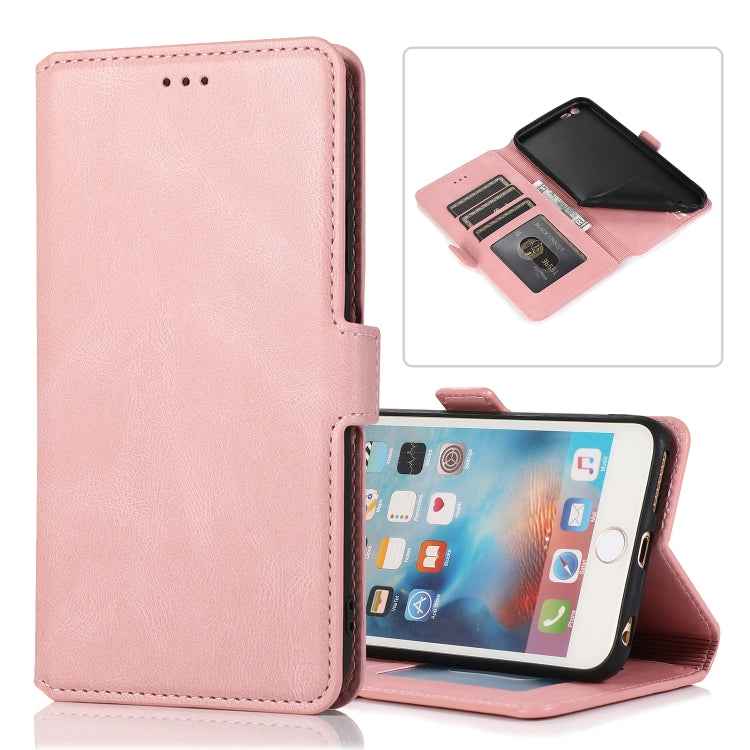 Retro Magnetic Closing Clasp Horizontal Flip Leather Case with Holder & Card Slots & Photo Frame & Wallet, For iPhone 6, For iPhone 6 Plus, For iPhone SE 2022 / SE 2020 / 8 / 7, For iPhone 8 Plus / 7 Plus, For iPhone 11, For iPhone 11 Pro              ...