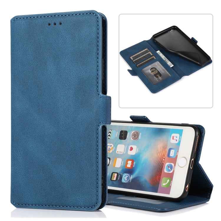 Retro Magnetic Closing Clasp Horizontal Flip Leather Case with Holder & Card Slots & Photo Frame & Wallet, For iPhone 6, For iPhone 6 Plus, For iPhone SE 2022 / SE 2020 / 8 / 7, For iPhone 8 Plus / 7 Plus, For iPhone 11, For iPhone 11 Pro              ...