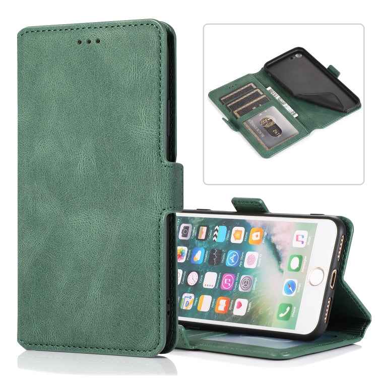 Retro Magnetic Closing Clasp Horizontal Flip Leather Case with Holder & Card Slots & Photo Frame & Wallet, For iPhone 6, For iPhone 6 Plus, For iPhone SE 2022 / SE 2020 / 8 / 7, For iPhone 8 Plus / 7 Plus, For iPhone 11, For iPhone 11 Pro              ...