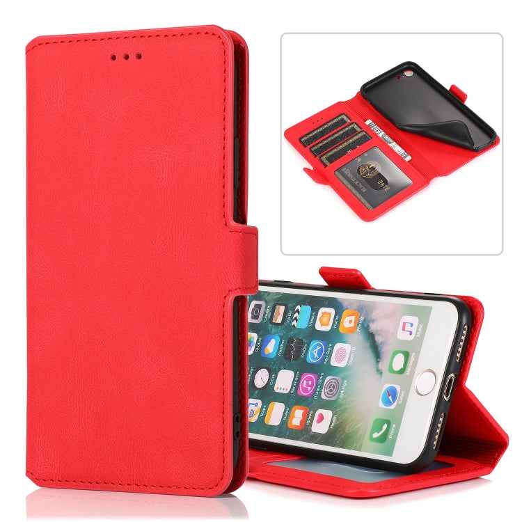 Retro Magnetic Closing Clasp Horizontal Flip Leather Case with Holder & Card Slots & Photo Frame & Wallet, For iPhone 6, For iPhone 6 Plus, For iPhone SE 2022 / SE 2020 / 8 / 7, For iPhone 8 Plus / 7 Plus, For iPhone 11, For iPhone 11 Pro              ...
