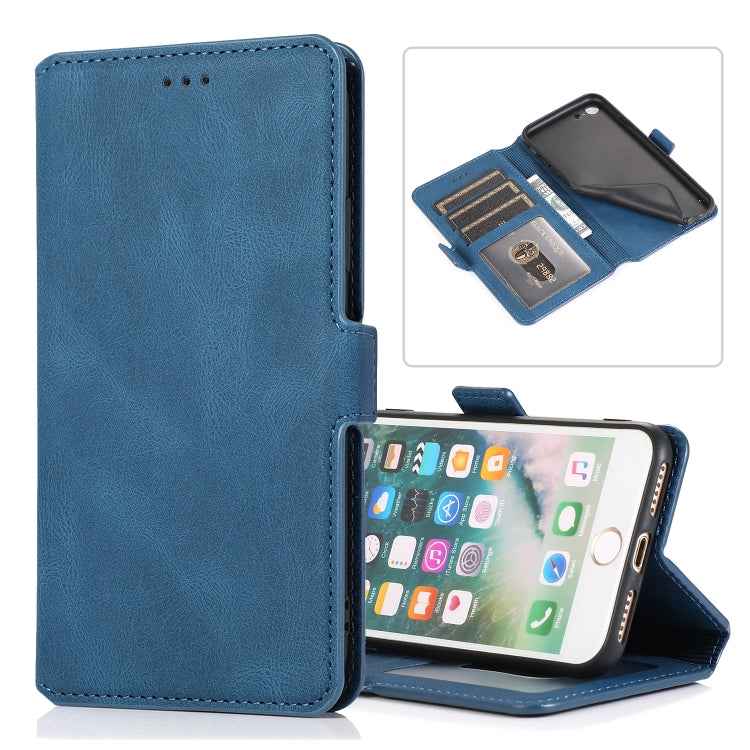 Retro Magnetic Closing Clasp Horizontal Flip Leather Case with Holder & Card Slots & Photo Frame & Wallet, For iPhone 6, For iPhone 6 Plus, For iPhone SE 2022 / SE 2020 / 8 / 7, For iPhone 8 Plus / 7 Plus, For iPhone 11, For iPhone 11 Pro              ...