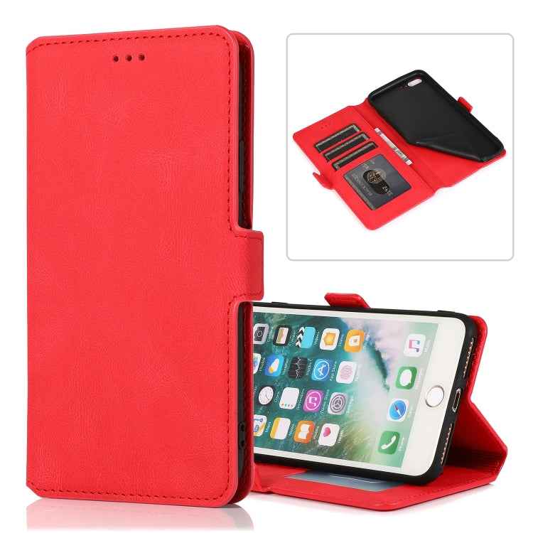 Retro Magnetic Closing Clasp Horizontal Flip Leather Case with Holder & Card Slots & Photo Frame & Wallet, For iPhone 6, For iPhone 6 Plus, For iPhone SE 2022 / SE 2020 / 8 / 7, For iPhone 8 Plus / 7 Plus, For iPhone 11, For iPhone 11 Pro              ...