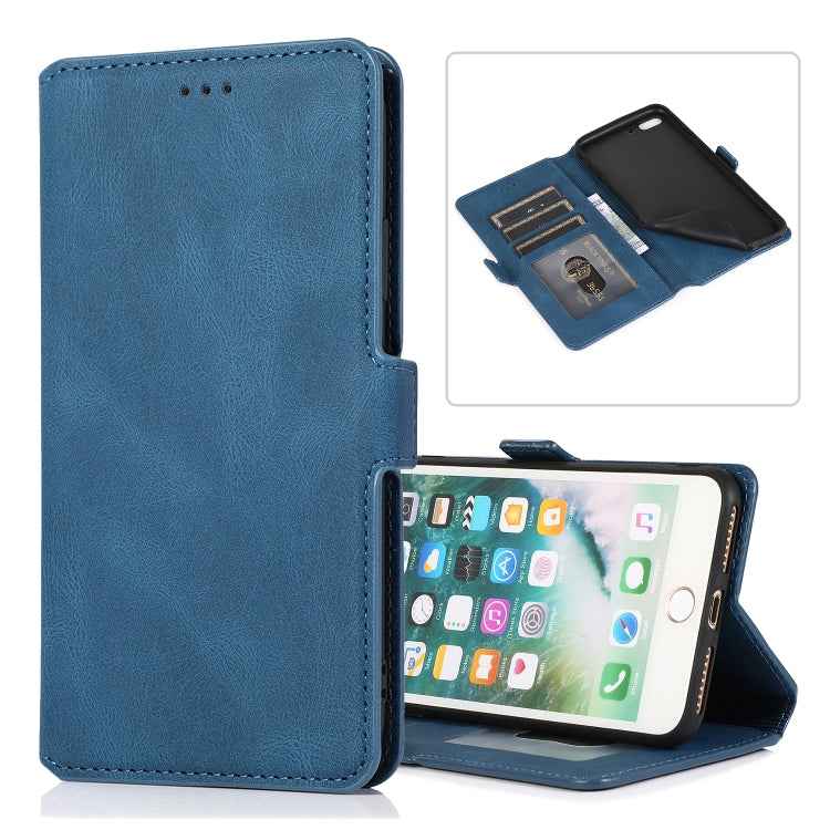 Retro Magnetic Closing Clasp Horizontal Flip Leather Case with Holder & Card Slots & Photo Frame & Wallet, For iPhone 6, For iPhone 6 Plus, For iPhone SE 2022 / SE 2020 / 8 / 7, For iPhone 8 Plus / 7 Plus, For iPhone 11, For iPhone 11 Pro              ...