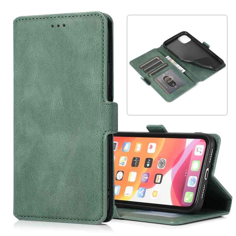 Retro Magnetic Closing Clasp Horizontal Flip Leather Case with Holder & Card Slots & Photo Frame & Wallet, For iPhone 6, For iPhone 6 Plus, For iPhone SE 2022 / SE 2020 / 8 / 7, For iPhone 8 Plus / 7 Plus, For iPhone 11, For iPhone 11 Pro              ...