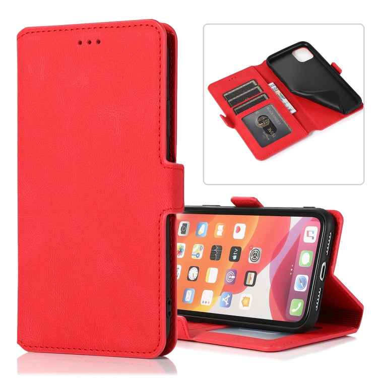 Retro Magnetic Closing Clasp Horizontal Flip Leather Case with Holder & Card Slots & Photo Frame & Wallet, For iPhone 6, For iPhone 6 Plus, For iPhone SE 2022 / SE 2020 / 8 / 7, For iPhone 8 Plus / 7 Plus, For iPhone 11, For iPhone 11 Pro              ...