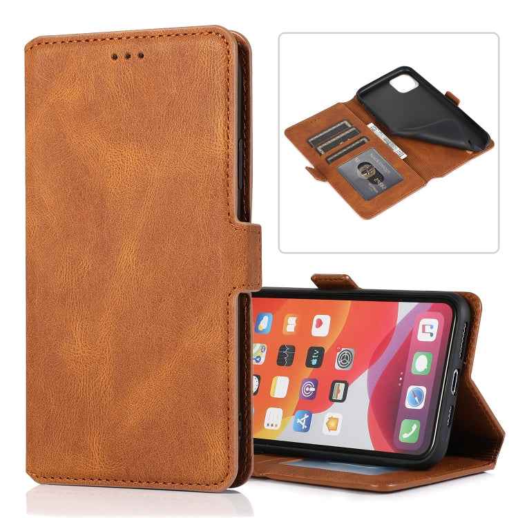 Retro Magnetic Closing Clasp Horizontal Flip Leather Case with Holder & Card Slots & Photo Frame & Wallet, For iPhone 6, For iPhone 6 Plus, For iPhone SE 2022 / SE 2020 / 8 / 7, For iPhone 8 Plus / 7 Plus, For iPhone 11, For iPhone 11 Pro              ...
