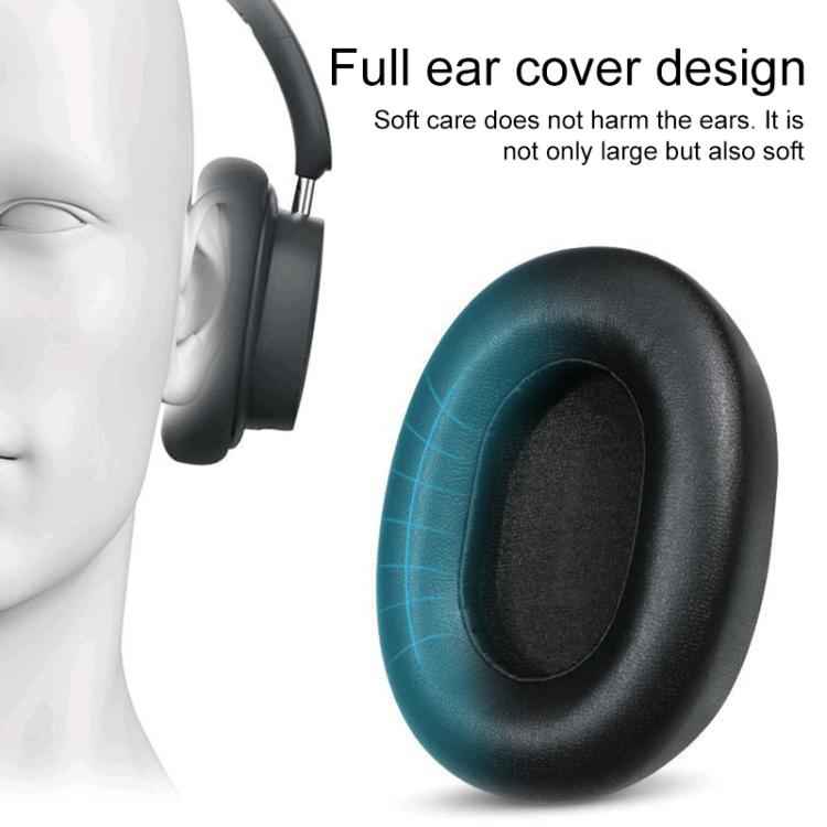 1 Pair Protein Leather Replacement Earpads For Baseus D05