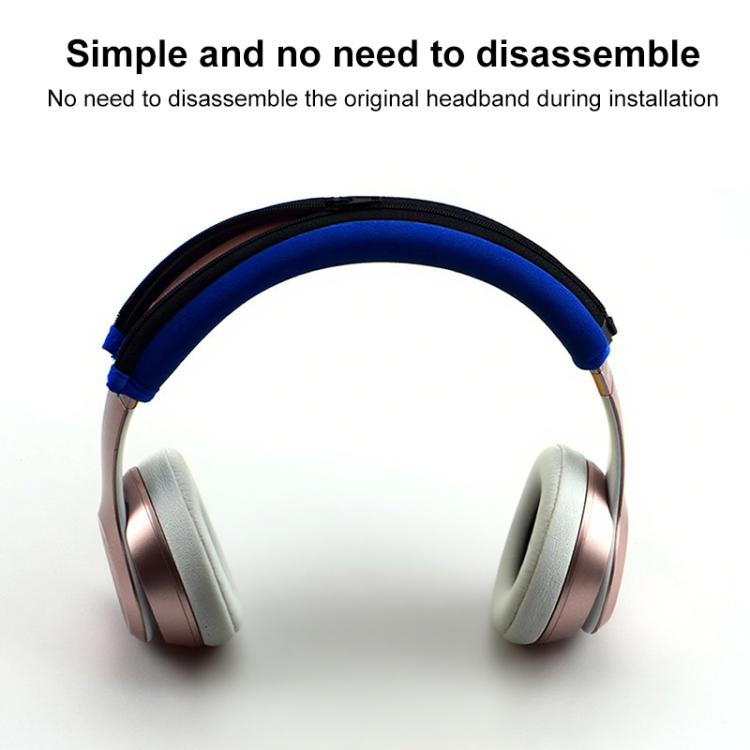 Neoprene Zipper Headband Cushion Pad Replacement Parts, For Beats Solo3 / Solo2