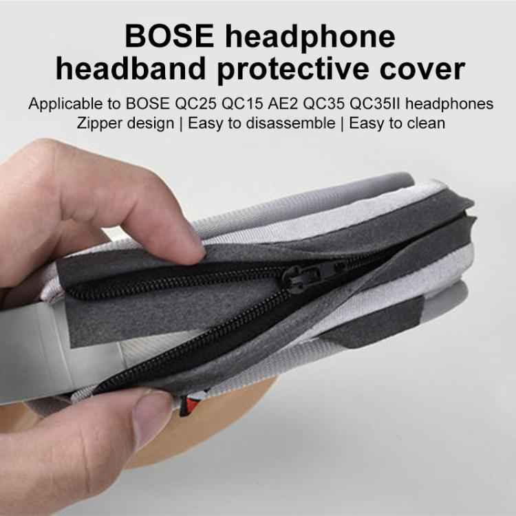 Neoprene Zipper Headband Protective Cover For BOSE QC25 / QC15 / QC35 II