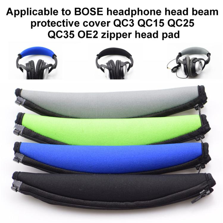 Neoprene Zipper Headband Protective Cover For BOSE QC2 / QC15 / AE2 / AE2W
