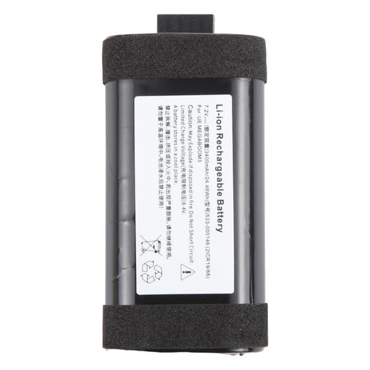 For Logitech UE Megaboom 3 533-000146 2ICR19/66 3400mAh Battery, For Logitech UE Megaboom 3