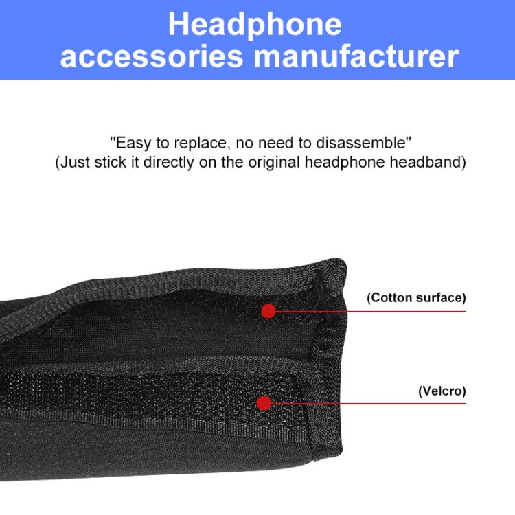 Universal PU Leather Headband Protective Cover, Curved 21x11x8.5cm, Curved 24.5x11x8.5cm, Rectangle 24.5x10cm
