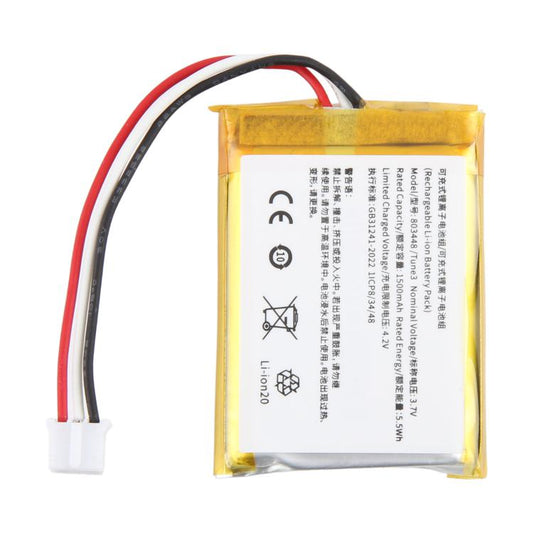 For JBL TUNE3 803448 1500mAh Battery, For JBL TUNE3