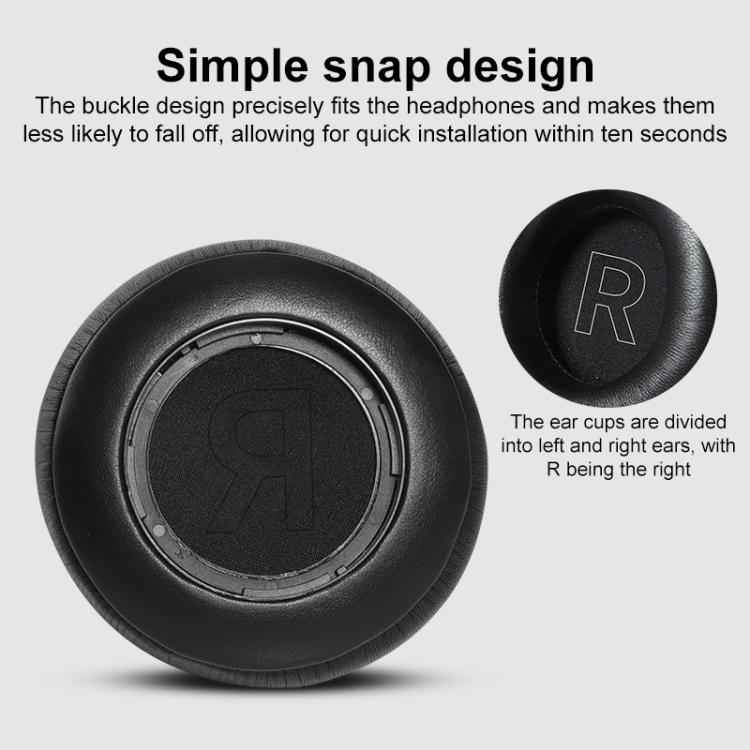 1 Pair Protein Leather Replacement Earpads For B&O BeoPlay H9 3rd Gen