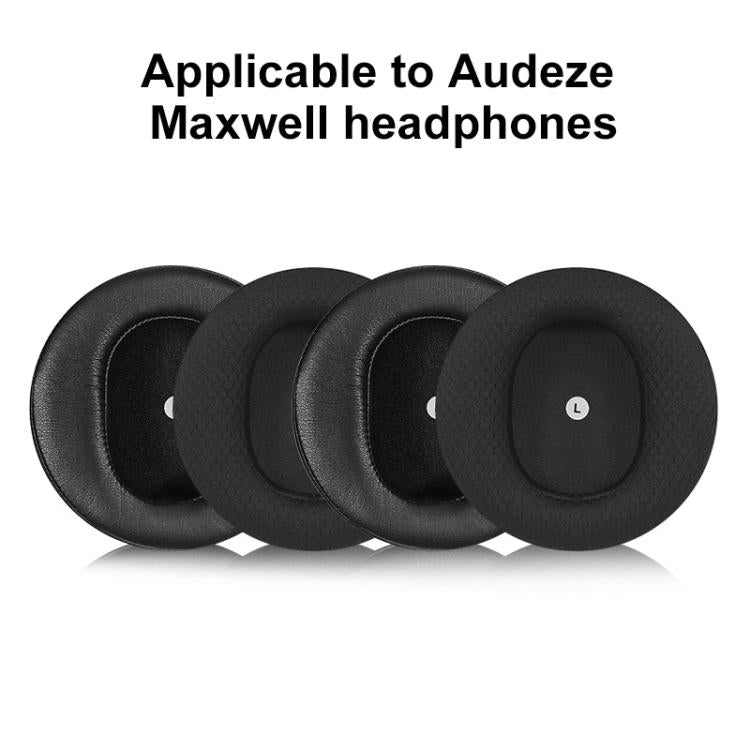 1 Pair Sponge Earmuffs Replacement Earpads For Audeze Maxwell, Protein Leather, Football Net