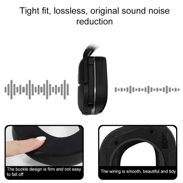 1 Pair Protein Leather Ice Silk Cloth Replacement Earpads For Turtle Beach Stealth 700 Gen 2