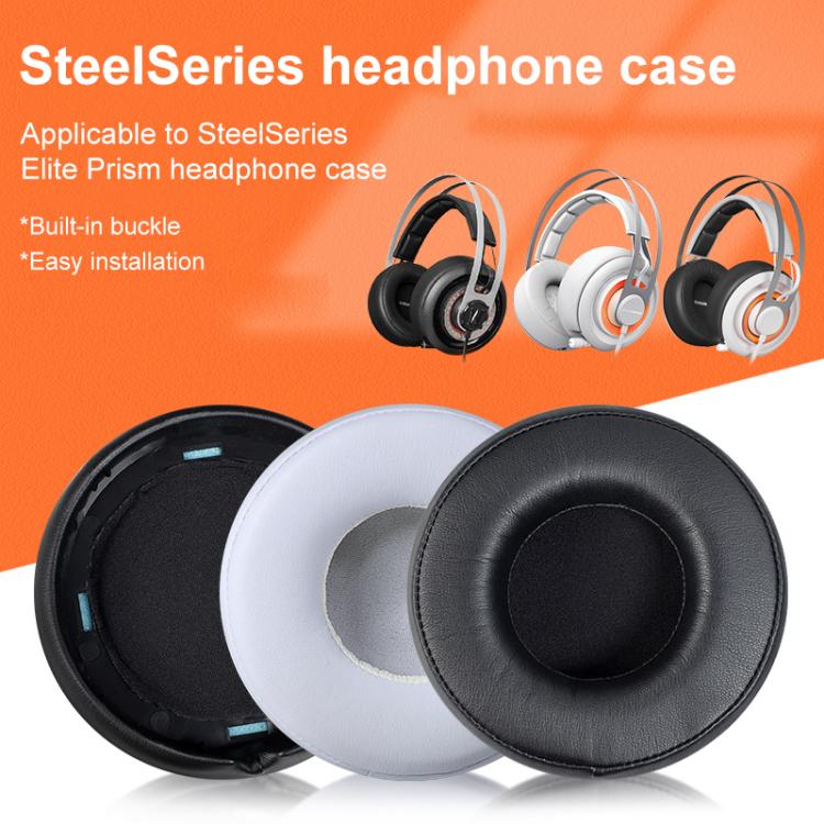 2pcs Protein Leather Earpads For SteelSeries Siberia 650, or SteelSeries Siberia 650(Black), For SteelSeries Siberia 650(White)