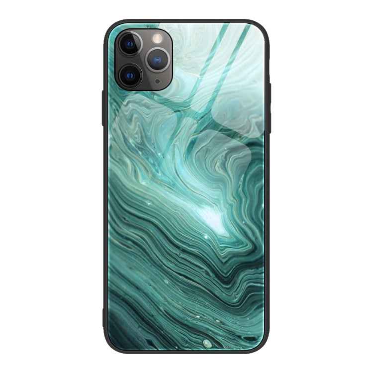 Marble Pattern Glass Protective Case, For iPhone 12 mini, For iPhone 12 Pro Max, For iPhone 11 Pro, For iPhone SE 2022 / SE 2020 / 8 / 7, For iPhone X