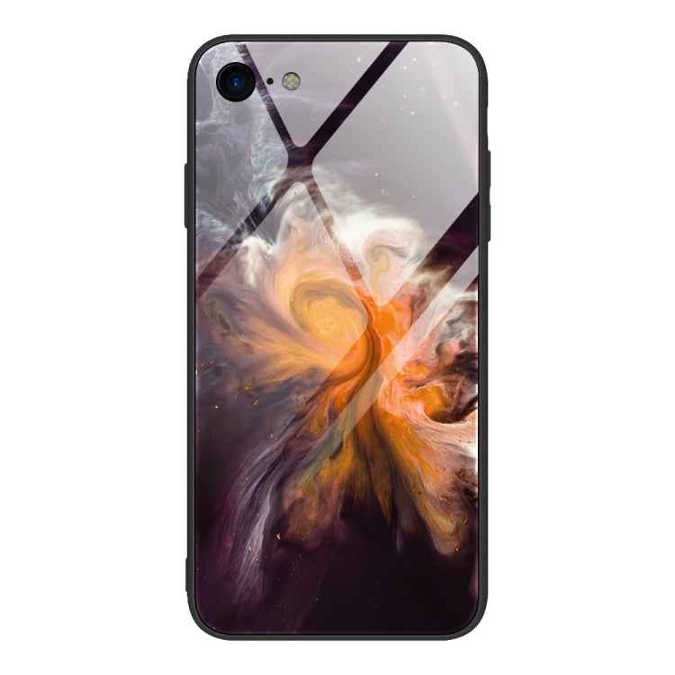 Marble Pattern Glass Protective Case, For iPhone 12 mini, For iPhone 12 Pro Max, For iPhone 11 Pro, For iPhone SE 2022 / SE 2020 / 8 / 7, For iPhone X
