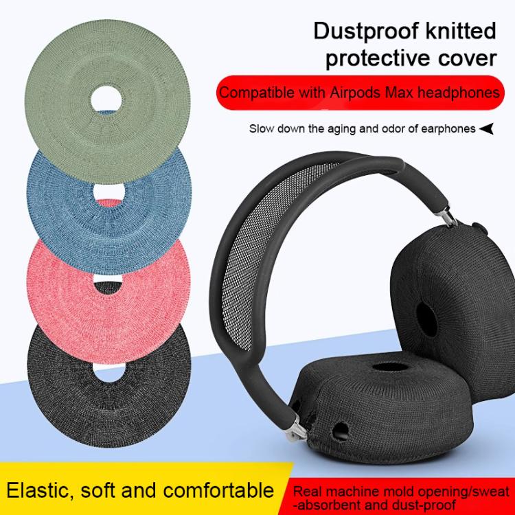 2pcs Knitted Earphone Dust Cover, For Apple AirPods Max