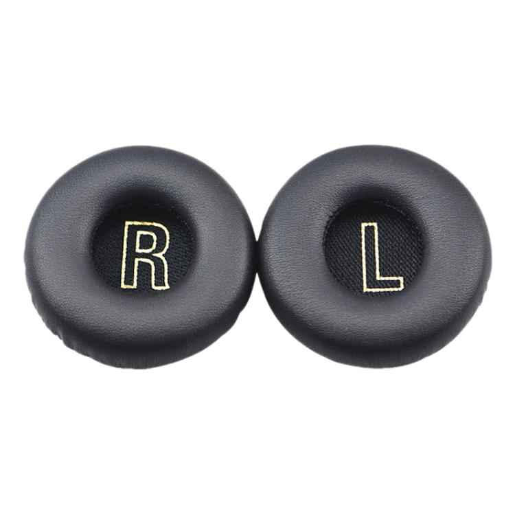 1 Pair Protein Leather Snap-on Type Earphone Covers, For Meizu HD50