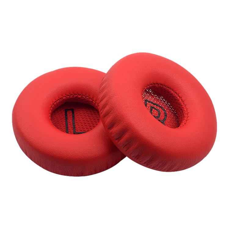 1 Pair Protein Leather Snap-on Type Earphone Covers, For Meizu HD50