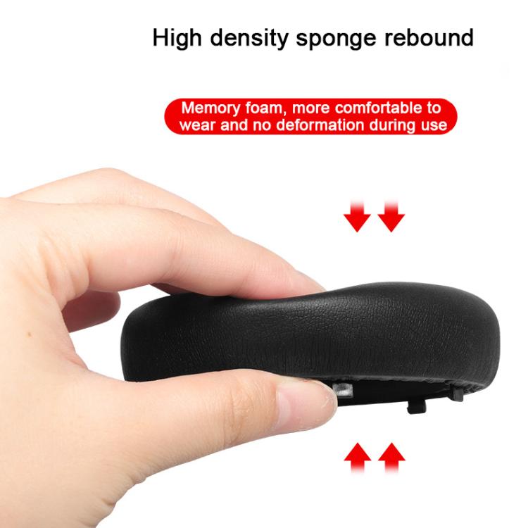 2pcs Protein Leather Snap-on Type Earphone Covers, For Meizu HD60