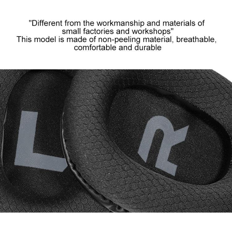 1 Pair Printing Insert Earpads For Somic G936N / G936, Protein Leather, Football Net Fabric