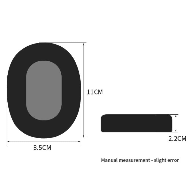1 Pair Printing Insert Earpads For Somic G936N / G936, Protein Leather, Football Net Fabric