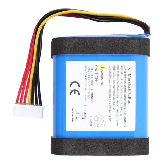For Marshall Tufton C196G1-3 (3INR19/66-2) 10.8V 5200mAh Battery, For Marshall Tufton