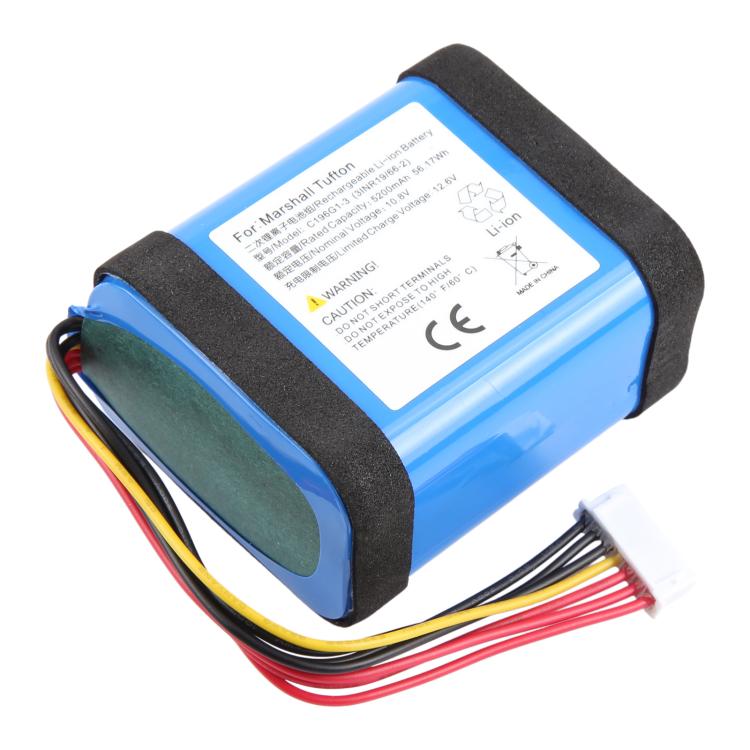 For Marshall Tufton C196G1-3 (3INR19/66-2) 10.8V 5200mAh Battery, For Marshall Tufton
