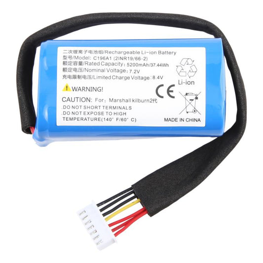 For Marshall Kilburn II C196A1 (2INR19/66-2) 5200mAh Battery, For Marshall Kilburn II