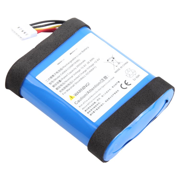 For Marshall Stockwell II C406A1 2600mAh Battery, For Marshall Stockwell II 2600mAh
