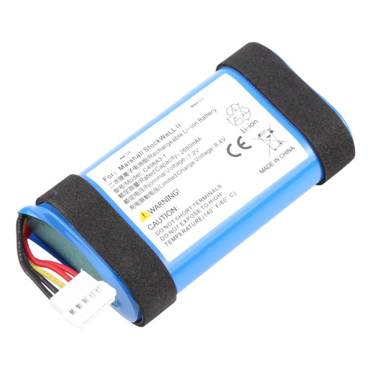 For Marshall Stockwell II C406A3-1 2680mAh Battery, For Marshall Stockwell II 2680mAh