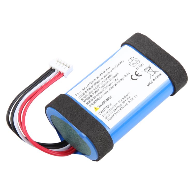 For Anker SoundCore Boost 2S18650 AKS100SL 2600mAh Battery