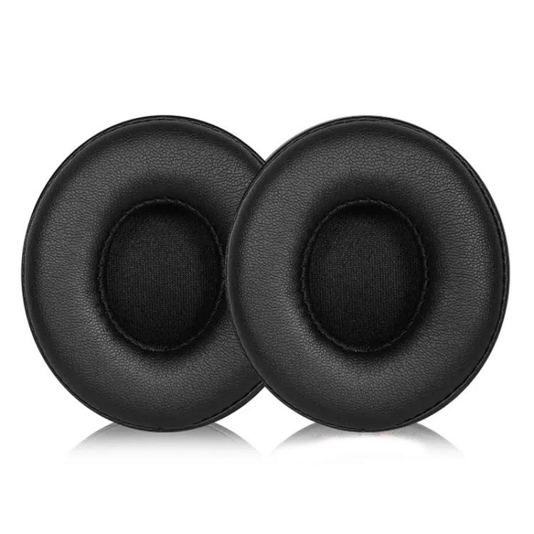 1 Pair Protein Leather Replacement Earpads For Beats Solo3 / Solo2, Protein Leather For Beats Solo3