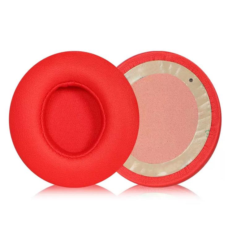 1 Pair Protein Leather Replacement Earpads For Beats Solo3 / Solo2, Protein Leather For Beats Solo3