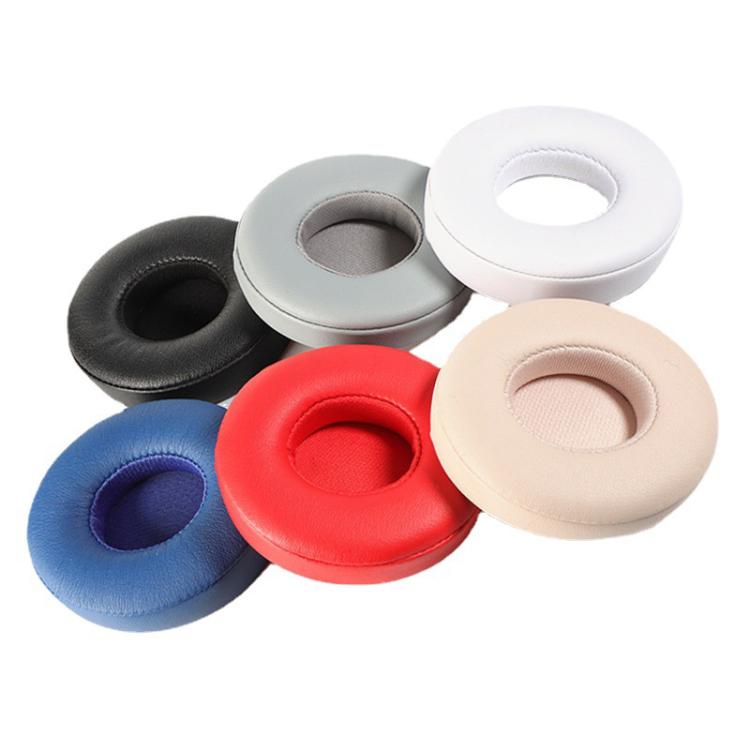1 Pair Protein Leather Replacement Earpads For Beats Solo3 / Solo2, Protein Leather For Beats Solo3